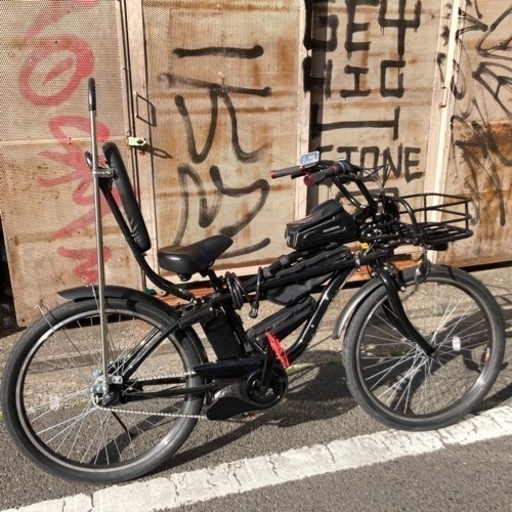 世界に一台 フルカスタム Panasonic × BEAMS 電動アシスト自転車 ビーチクルーザー e-BIKE 黒赤 BP02