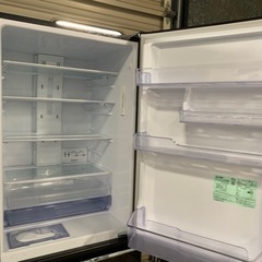 6/18 終 2018年製 自動製氷機能付き 冷蔵庫 MITSUBISHI MR-CX37C-BR 365L