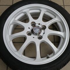 ホワイト　白　レアマイスターＬＭスポーツファイナル　5Ｊ×15　+45　165/50R15