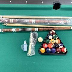 家庭用サイズ ビリヤード台 折りたたみ 約縦146×横83×高さ77.5ｃｍ ボール,キュー付き ミニビリヤード台  札幌市手稲区