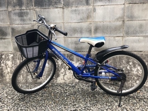 子供用自転車　22インチ　ブルー