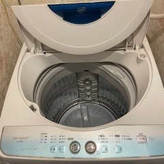全自動洗濯機SHARP　現地取引可能な方のみ　受取予定者確定
