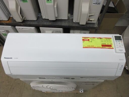 K04217　パナソニック　中古エアコン　主に6畳用　冷房能力　2.2KW ／ 暖房能力　2.２KW