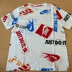 NIKE ナイキ 総柄 Tシャツ　Mサイズ