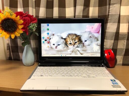 バッテリー新品・美品・Webｶﾒﾗ内蔵・ＮＥＣ・超高速i7第三/新品SSD240GB・Win11・Win10選択可・ｸﾘｽﾀﾙﾎﾜｲﾄ・Office2021付/15.6ｲﾝﾁ/ﾒﾓﾘ8GB/無線/DVD・CD再生ソフト付　No.2304028