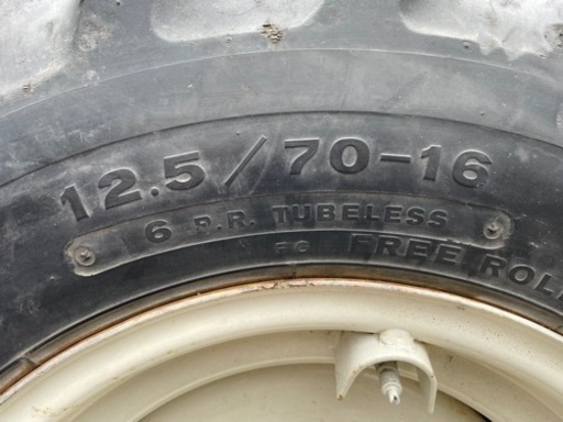 タイヤショベル夏タイヤホイール付き 12.5/70r16