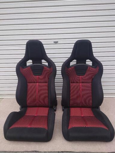 RECARO レカロ正規品 Sportster GK100H（右側座席） / Cross Sportster GK100H （左側座席） ブラック×レッド