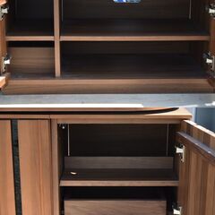 ★カリモク/karimoku★テレビボード/TVボード/AVボード 幅136cm ウォールナットナチュラル QT91AH 定価25.7万円