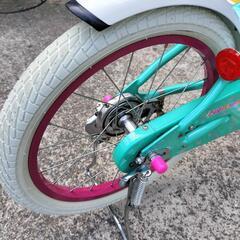 18インチ・子供用自転車　キッズサイクル　デューリーガール　18-H グリーン　美品 18インチ・子供用自転車 キッズサイクル デューリーガール 18-H