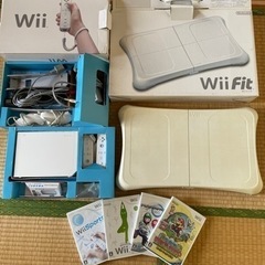 Wii 本体　バランスボード　ソフト4点