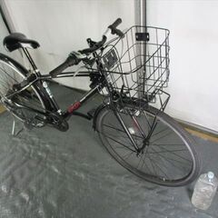 C714☆13000円☆整備済み 中古子供自転車 BS シュライン ブラック 7段