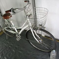 C716　限定特価　整備済み★ブリヂストン　ロココ　ホワイト★ 中古自転車 【27インチ 】