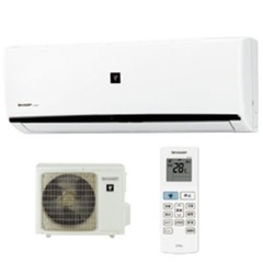 シャープ　エアコンセット　2018年中古