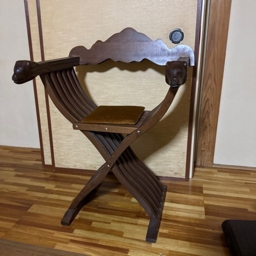 折り畳み　木製椅子