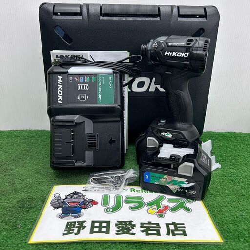 HiKOKI ハイコーキ WH36DC 2XPBS ストロングブラック 36V コードレスインパクトドライバー【野田愛宕店】【店頭取引限定】【未使用】ITAMEZDE7KW2