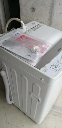 【美品】[配達無料][2019年製]全自動洗濯機　5.5kg Haier JW-C55BE