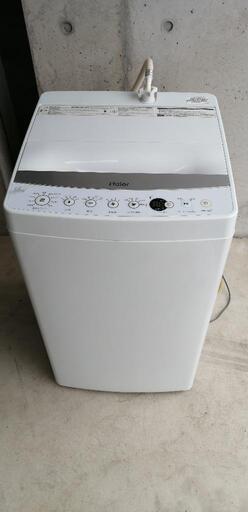 【美品】[配達無料][2019年製]全自動洗濯機　5.5kg Haier JW-C55BE