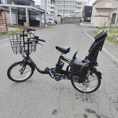 【ネット決済】パナソニック電動アシスト自転車　美品　前後チャイル...