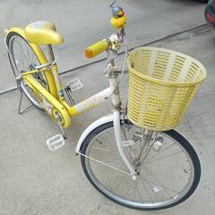 自転車 22インチ  黄色