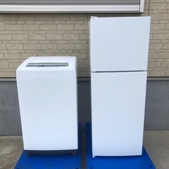 【洗浄済✨美品】2020年製 冷蔵庫&洗濯機セット