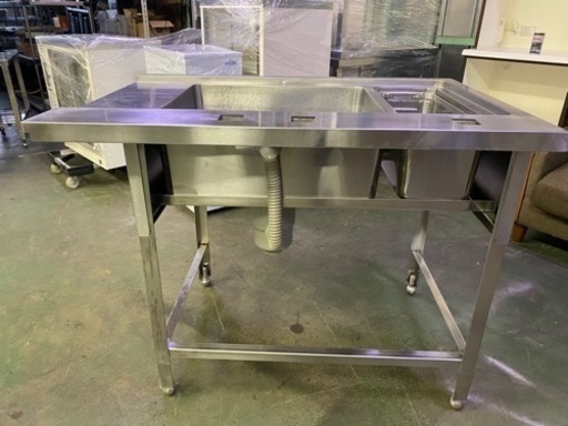 1槽シンク　ゴミ籠付き　　1050x700x840 1槽シンク ゴミ籠付き 1050x700x840