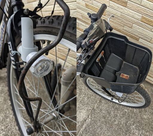 中古自転車 6段変速 24インチ （ノーマルライト） 軽整備済み 安い 防犯登録 町田市 麻生区 神奈川 098ky