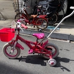 【無料】三輪車　自転車　幼児用　4歳、5歳ごろまで。