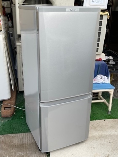 2017年製！3ヶ月動作保証！146L 2ドア冷凍冷蔵庫 MITSUBISHI MR-P15A-S 清掃済み！