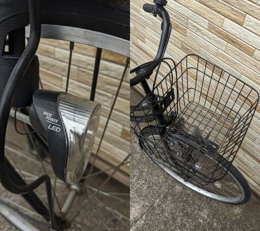 自転車 中古自転車 6段変速 27インチ （LEDライト） 軽整備済み 安い 