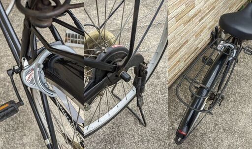 自転車 中古自転車 6段変速 27インチ （LEDライト） 軽整備済み 安い 