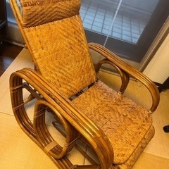 夏に活躍する籐の椅子
