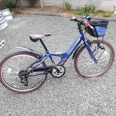子供用青の自転車BAAマーク付き