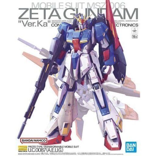 【新品】「機動戦士Ζガンダム」ガンプラ「MG 1/100 ゼータガンダム Ver.Ka」本日発売！管理No3
