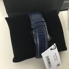 😸【本日の目玉品】[シチズン] 高級腕時計 メンズ クオーツ アナログ ムーンフェイズ レザー ステンレス ネイビー シルバー