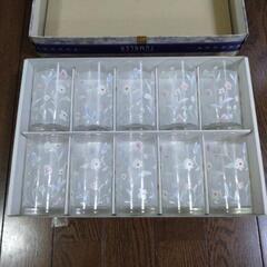 【未使用】昭和/平成レトロ　グラス10個セット