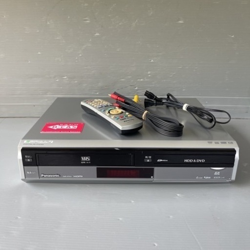 【動作品】パナソニック/DIGA HDD/DVDレコーダー/VHS【DMR-XP20V】B-CASカード、RCAケーブル、リモコン付