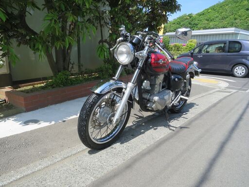 カワサキ　エストレア　実働中古車　チョイカスタム　走行距離少なめ　タイヤ前後新品同様　自賠責令和5年8月まで　ナンバー登録書類有り