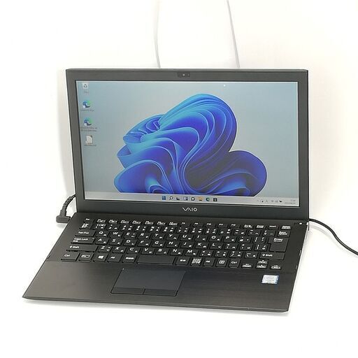 送料無料 13.3型 ノートパソコン SONY VJS131C11N 中古良品 第6世代 Core i5 4GB 高速SSD 無線 Bluetooth Webカメラ Windows11 Office