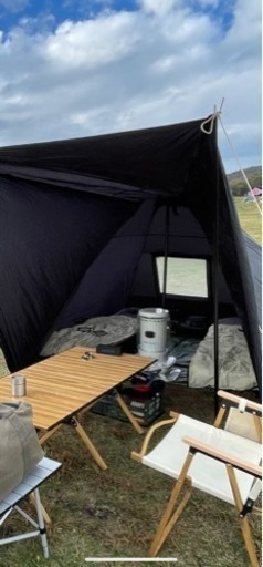 Soomloom ワンポールテント Pristine M ブラック Soomloom 5~6人用