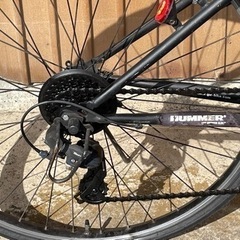 ○HUMMER クロスバイク 700×32C-28○