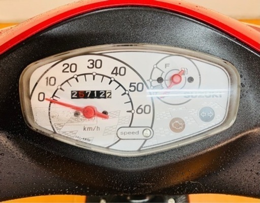 25712km アドレスv50 CA4BA スズキ 原付☆ 始動動画あり エンジン回転