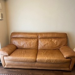 本革ソファ※定価20万円以上します