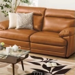 本革ソファ※定価20万円以上します