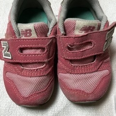 NBベビー靴/13センチ　ピンク