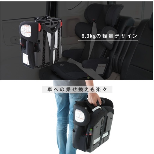 PUPPAPUPO 2024 チャイルドシート コンパクト ISOFIX プッパプーポ