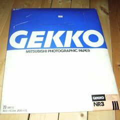 GEKKO NR3モノクロ写真用バライタ紙20枚【詳細を読んでか...