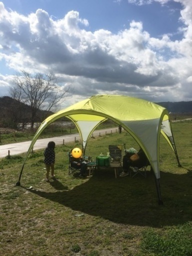 海外並行輸入正規品 Coleman Shade Party ライムグリーン（Coleman 300 SHADE PARTY テント・タープ