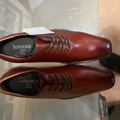 最終値下　赤茶色の革靴　25.0 (1)