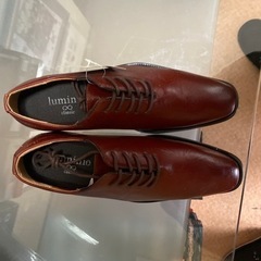 最終値下　赤茶色の革靴　25.0 (2)