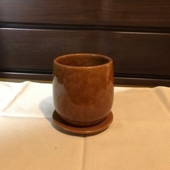 陶器鉢　カフェオレブラウン